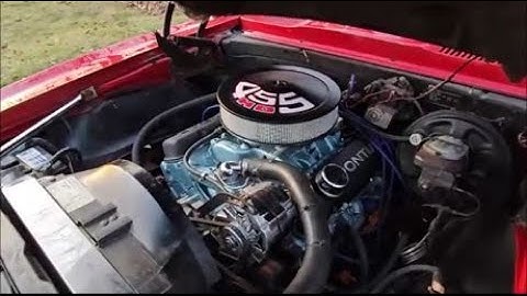 Pontiac 455 Engine in a 1967 Firebird