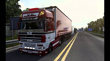 DAF XF 105 by mod Top Euro Truck Simulator 2