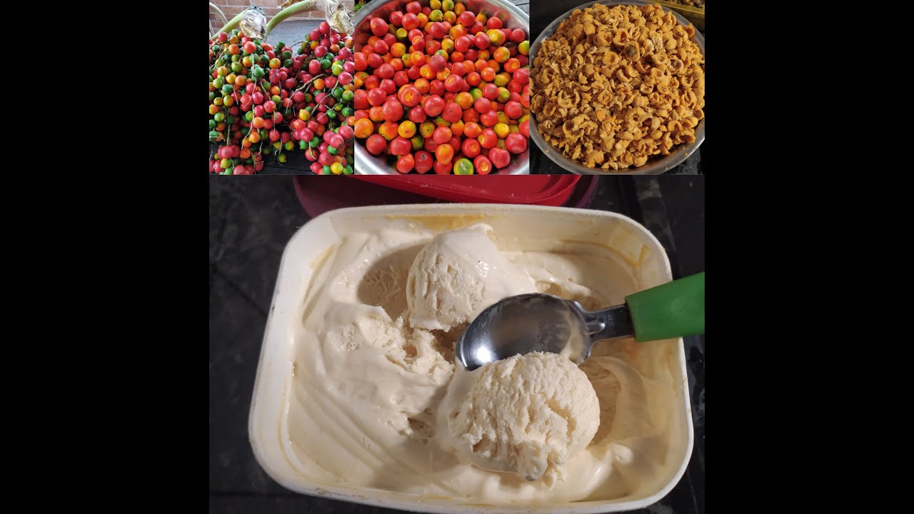 Como fazer sorvete de pupunha…