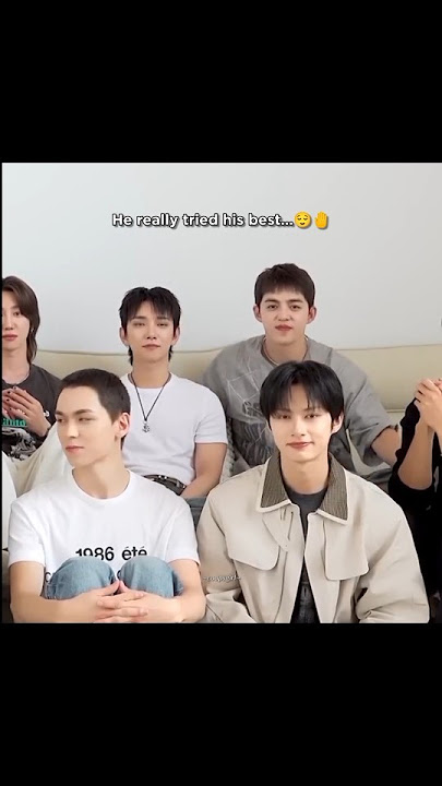 Coups might’ve just been reaching for the couch, but let me stay delulu 😅#scoups #joshua #seventeen