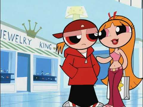 The Powerpuff Girls 1998: Powerpuff Teenagers At The Mall Clip