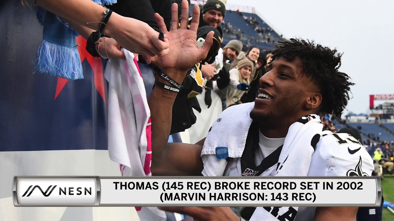 Michael Thomas Breaks NFL Single Season Receptions Record YouTube michael-thomas-breaks-nfl-single-season-receptions-record-youtube
