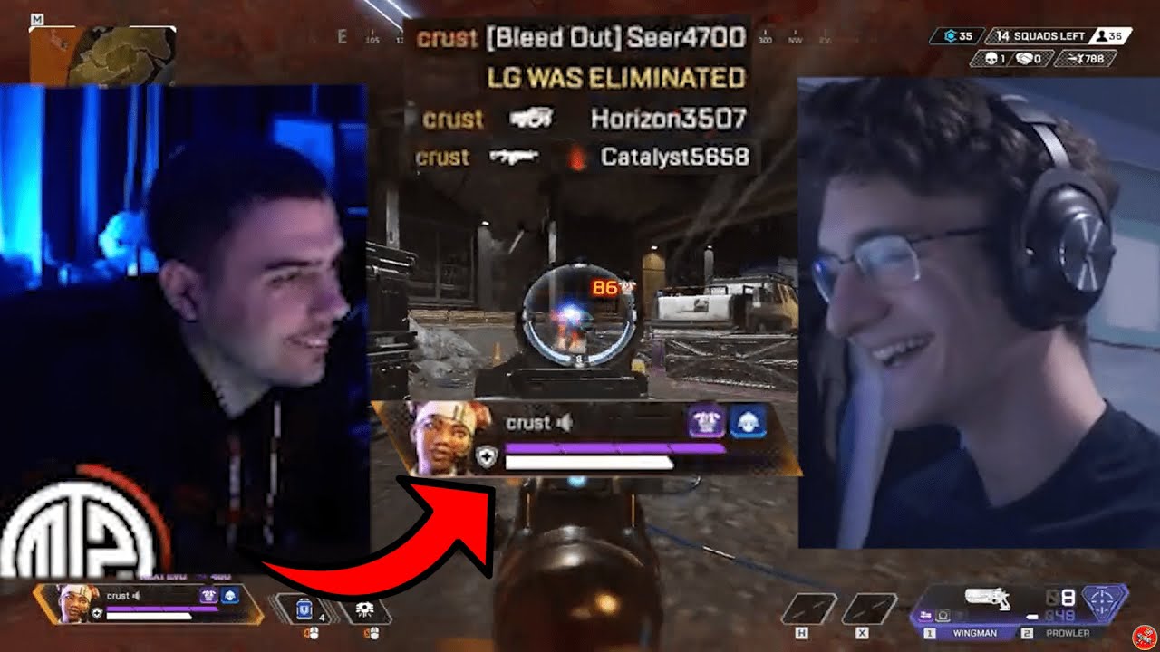 TSM ImperialHal & the boys reacts to crust literally SMURFING on LG in ...
