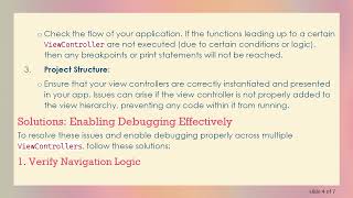 Debugging Issues in Xcode: How to Enable Breakpoints and Console Logs in Multiple ViewControllers