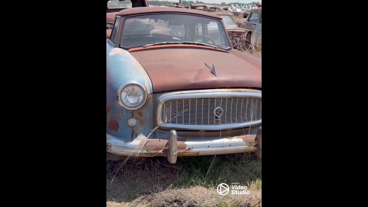 Vintage Salvage Yard crawl & automobilia collection. Old iron saved from the crusher!
