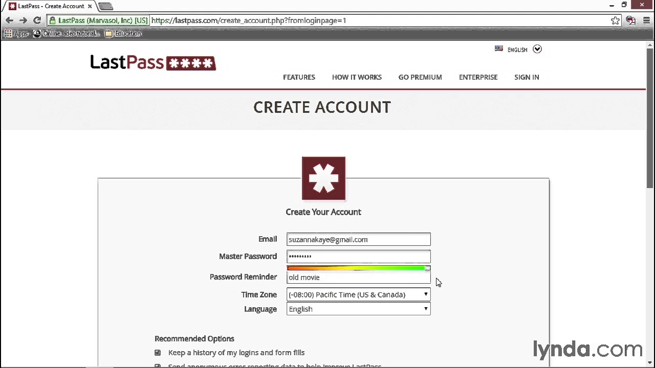 Lastpass: Creating a LastPass account class 4 - YouTube