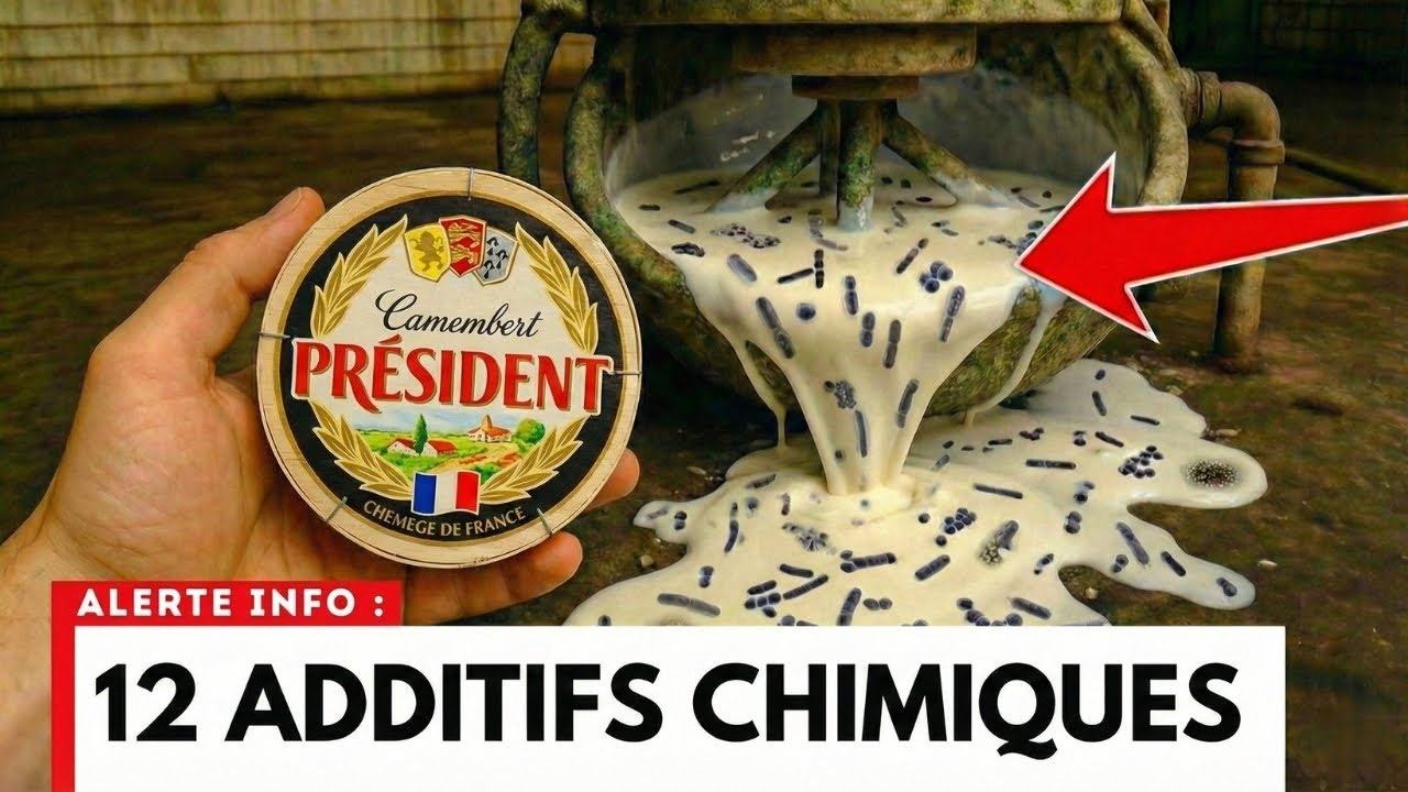 7 Fromages 'Français' Qui Contiennent 12 ADDITIFS Chimiques (Président, Kiri...)