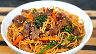 When I Need Something Quick For Dinner, I Make These Chili Garlic Steak Noodles screenshot 4