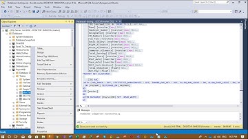 How to Create database from Script in MS SQLserver 2019