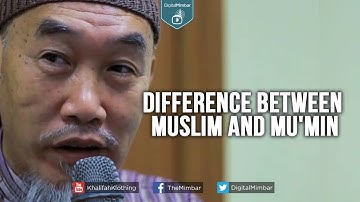 Difference Between Muslim and Mu
