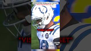 Adonai Mitchell Celebrated Way Too Early Which Cost Him Team The Touchdown..😭🙏 #nfl #shorts
