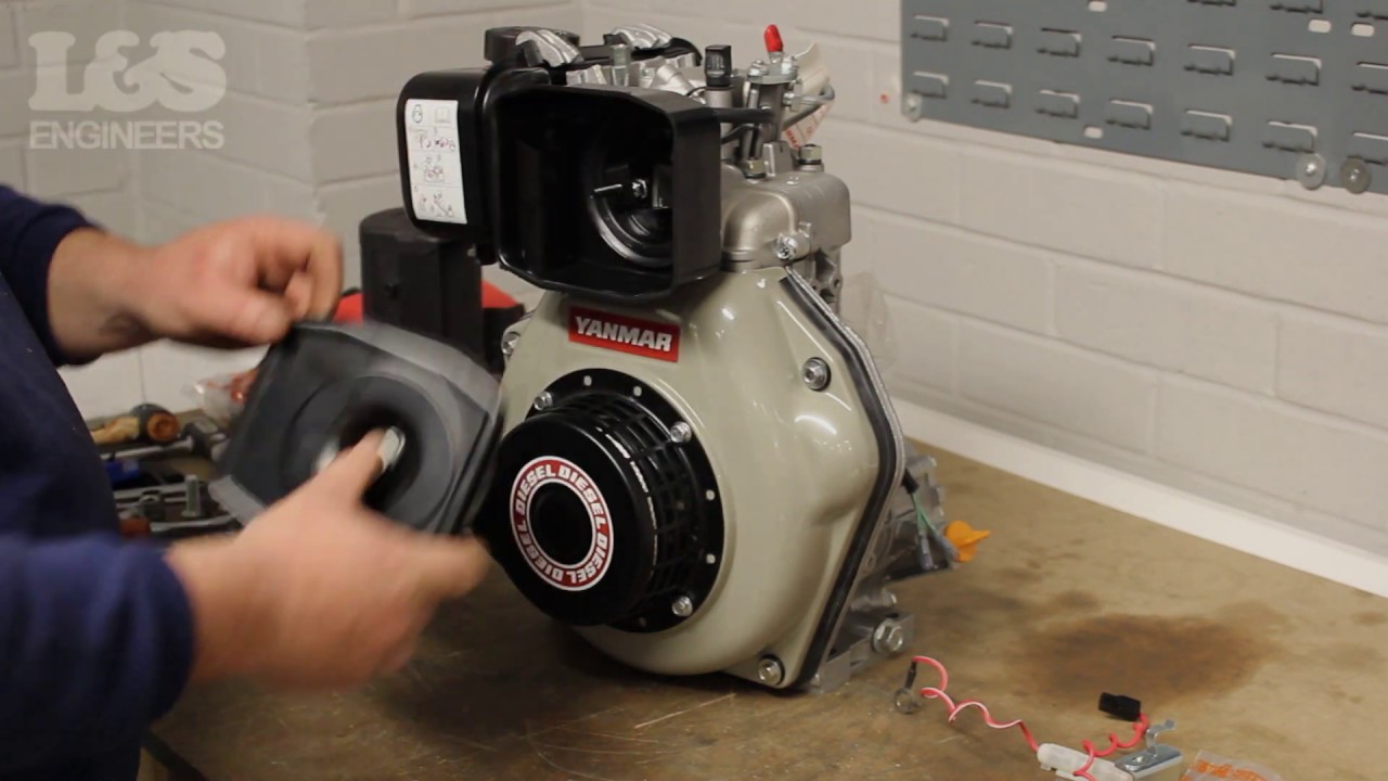 How to Change an Air Filter on a Yanmar L100N Engine L&S Engineers