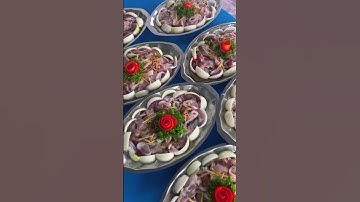 Mực hấp hành gừng trên bàn tiệc I Đặt tiệc Ngọc Thuận  #dattiecngocthuan #monngondaitiec