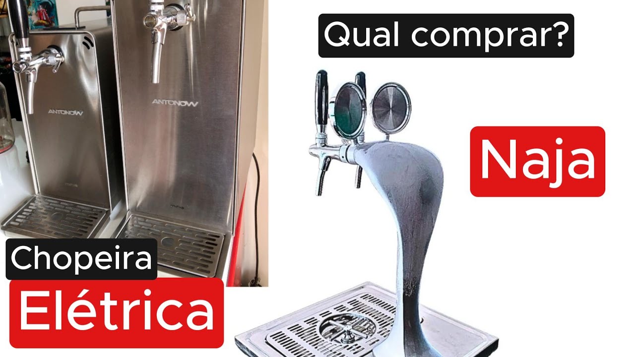 Chopeira Naja vs Chopeira Elétrica. Naka + frigobar, compensa?