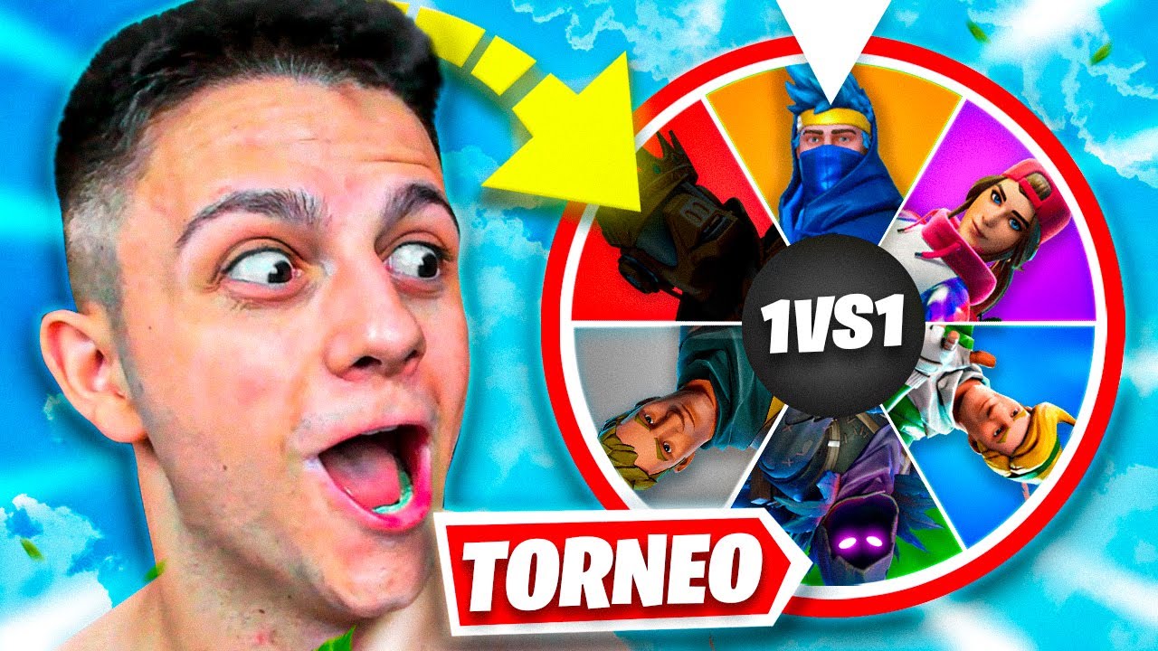 El GRAN TORNEO 1vs1 ALEATORIO DE FORTNITE | Ampeterby7