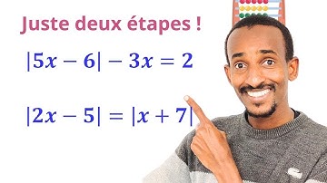 Equations avec valeur absolue