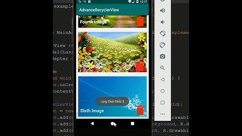 RecyclerView With Listener  + Swipe For Delete Item || *Advance Android Tutorial* || Part-One