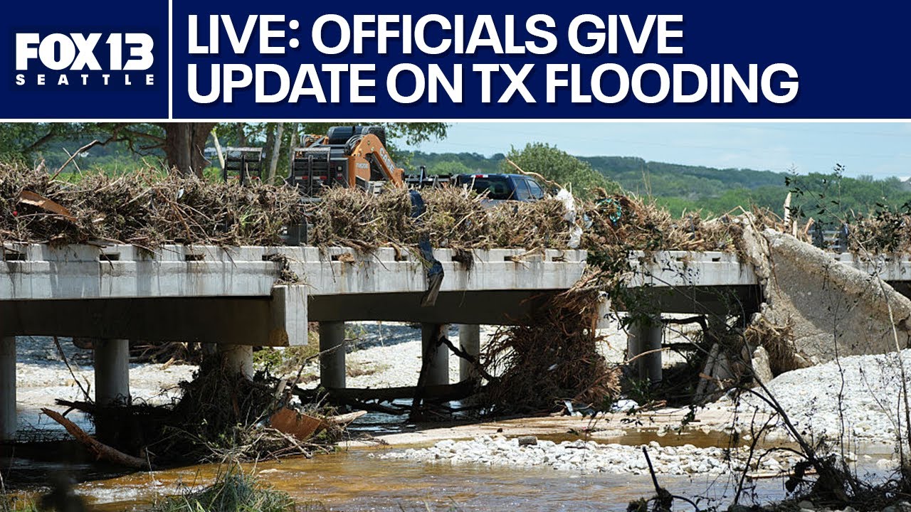 LIVE: Officials give update on flooding in Texas - YouTube