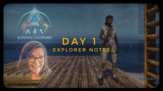 Atterga - Ark Ascended New Gameplay - Day 1 Get Explorer Notes and Level Ups