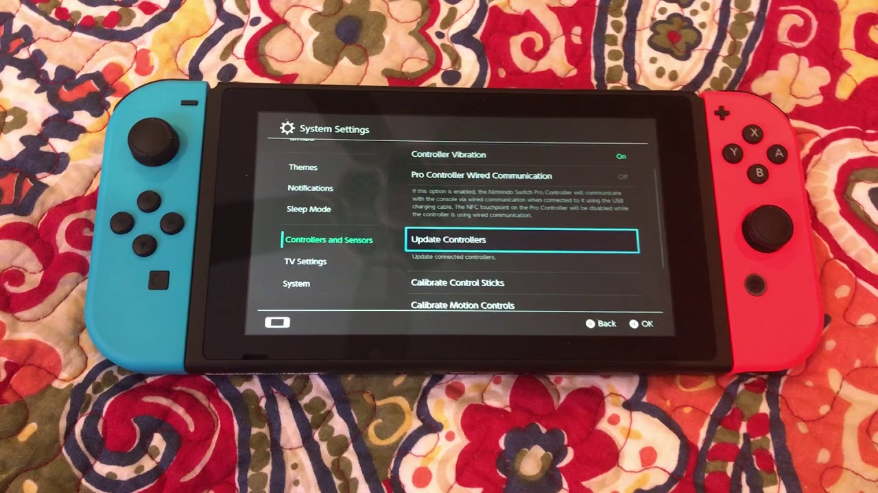 paritet Patent Tilskud How To Update Nintendo Switch Joy Con Controllers - YouTube