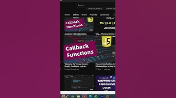 JavaScript Callback Function #javascripttutorial #javascript #html #css #react #coding