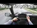 2018 Lada Niva Taiga 4x4 Autobahn POV Driving 
