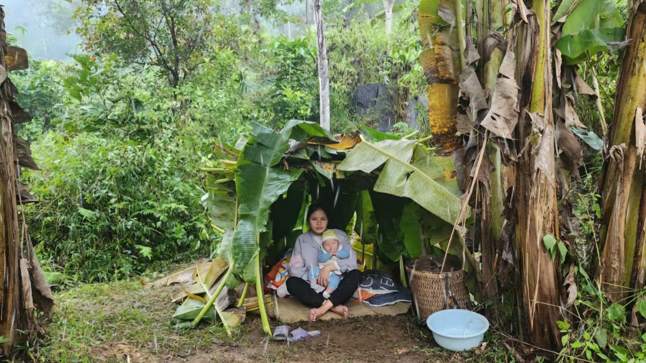 A single mother is evicted from her abandoned home and is now homeless ...