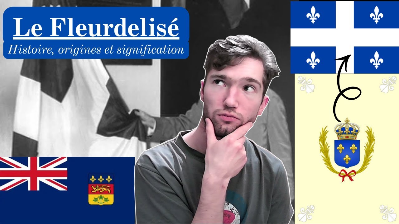 Histoire et signification du FLEURDELISÉ (drapeau du Québec)