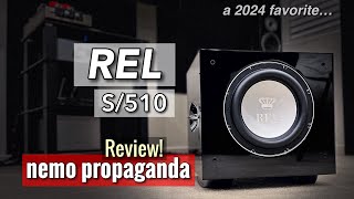 Unrelenting Fidelity. REL S510 Subwoofer Review!