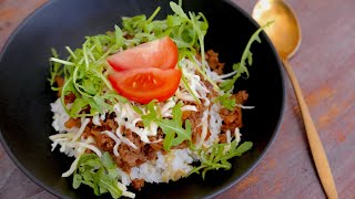 Korean Pork Don Rice Bowl | wa's Kitchen