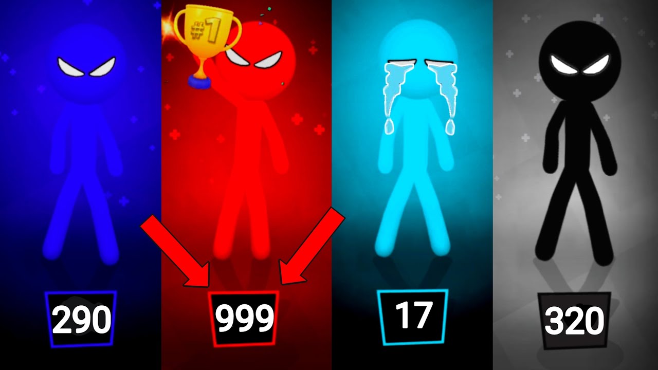 Stickman Party - Tournament Mode 123 4 Players Random - New Update MiniGames Gameplay