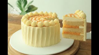 Eggless Dulce de Leche Cake