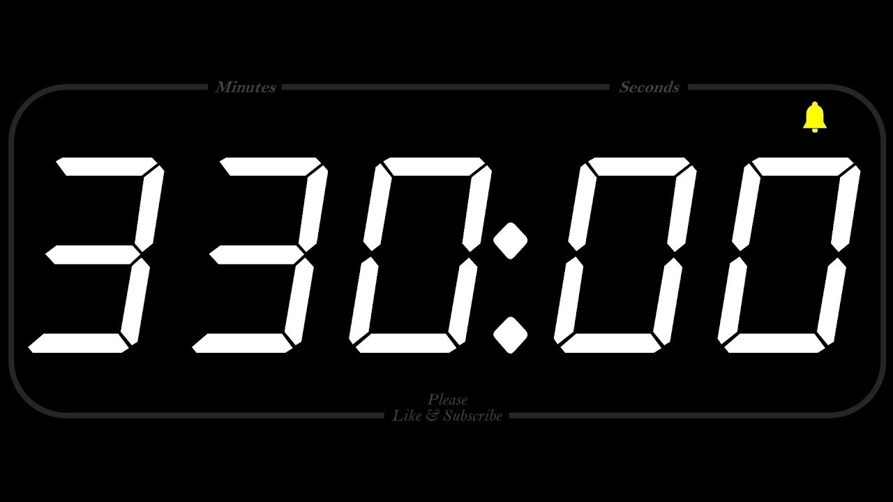 330 Minute - Timer \U0026 Alarm - 1080P - Countdown