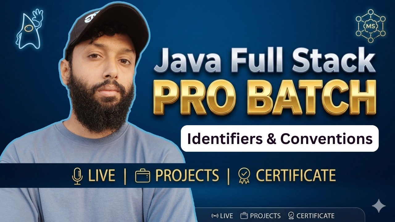 Java Naming Conventions & Identifiers 🔥 Write Clean Code Like a Pro ...