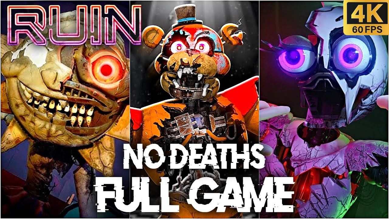 FNAF SECURITY BREACH RUIN DLC - JOGO COMPLETO 