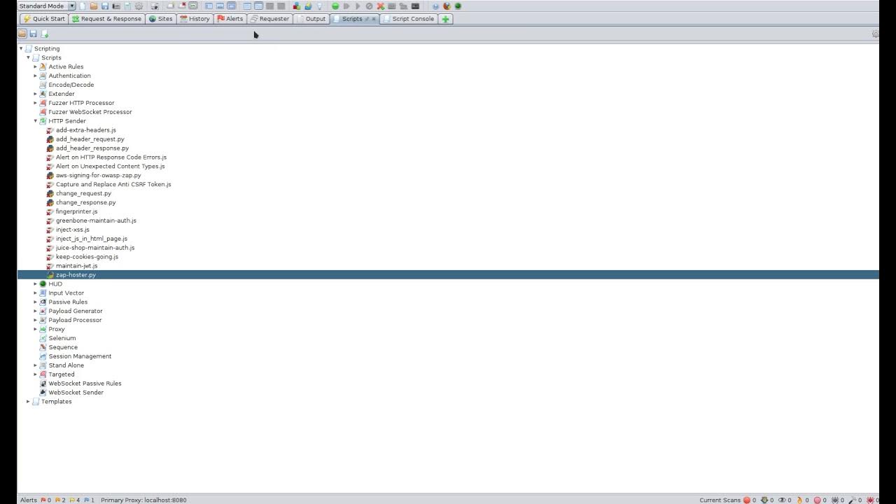 [zaphoster] fix zaproxy forcing host header value YouTube