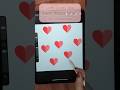 how to make a heart stamp on Procreate ❤️ #procreatetips #procreatetutorial #procreatebrush