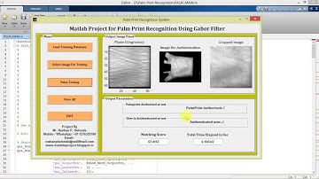Matlab Code for Palmprint Recognition system Using Image Processing FINAL YEAR PROJECT CODE