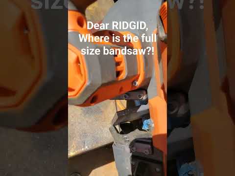 Ridgid Bandsaw R8604, cutting ½" mildsteel #ridgid #ridgidtools