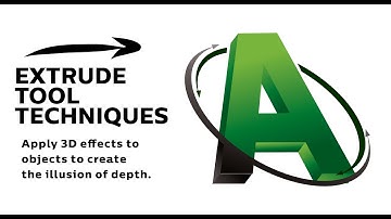 Coreldraw Brilliant Techniques For Beginners -  Extrude Tool  - Ahsan Sabri - 3D A Text Effect