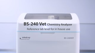 BS-240Vet Chemistry Analyzer, Reference lab level for in-house use.