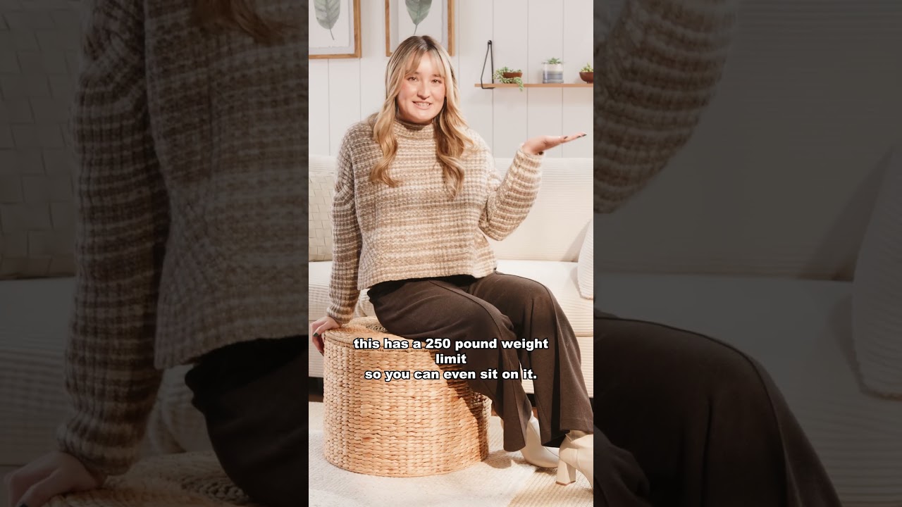 Hidden Storage You Can Kick Your Feet Up On!  