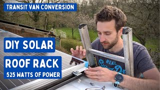 DIY Unistrut Roof Rack (Easy Solar Install!) | Transit Van Conversion E12