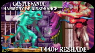 Castlevania: Harmony of Dissonance  Giant Merman & Pazuzu  ReShade, 1440p, 60 FPS