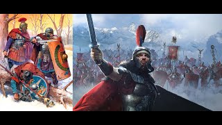 The battle of the Romans in the limes against the union of the barbarians of Europe. Winter!