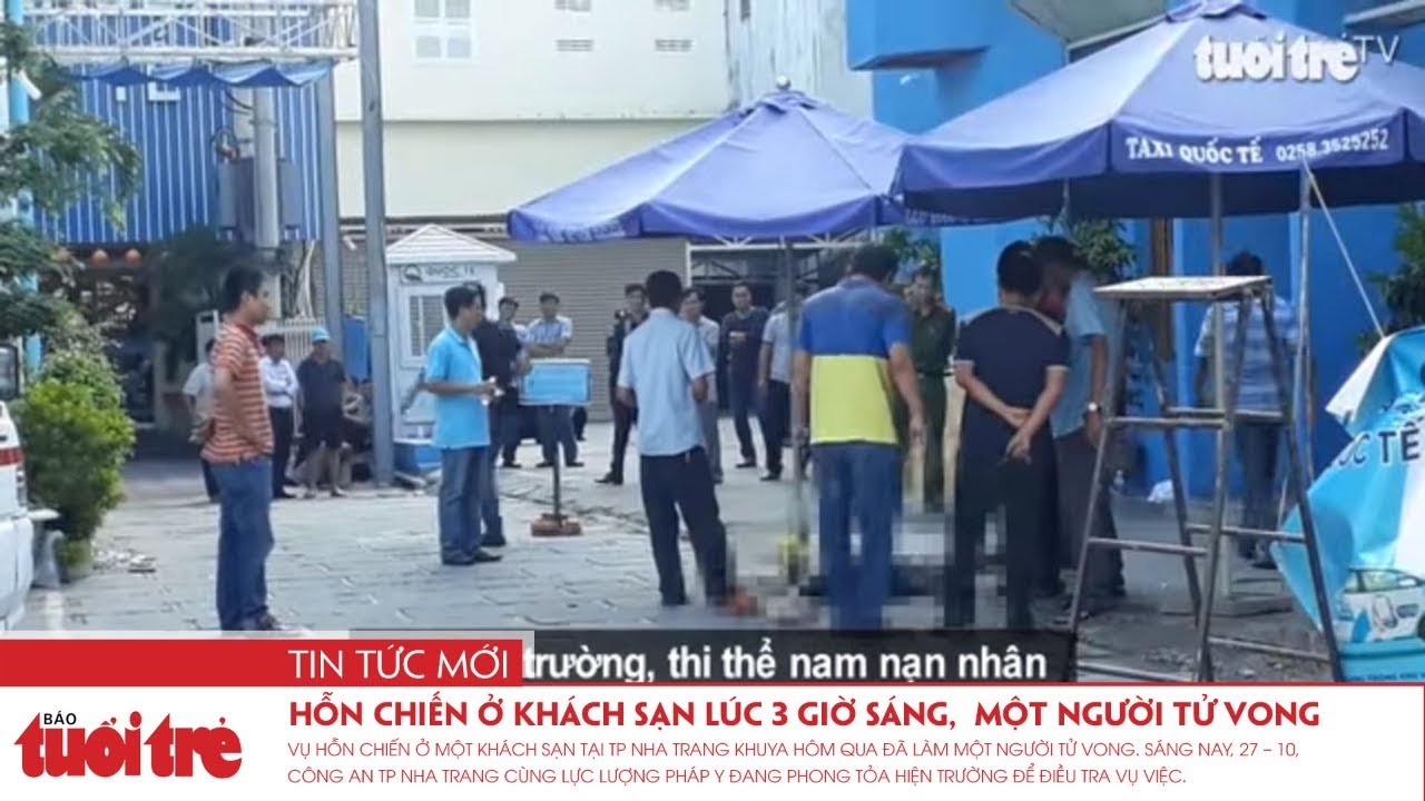 Hỗn chiến ở khách sạn lúc 3 giờ sáng, một người tử vong - YouTube