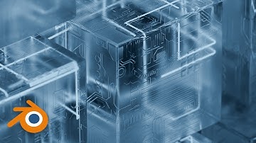 Create a Sci-Fi cube matrix using Geometry Nodes like C4D Cloner (Blender Tutorial)