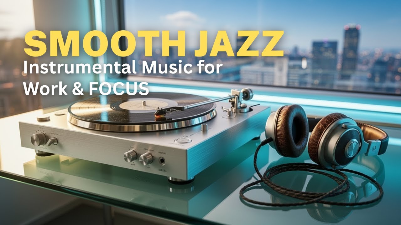 Smooth Jazz 80s - Office Flow Vol. 1 🏙️ Productive Mix for Work & Focus