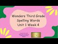 Spelling Words Quiz