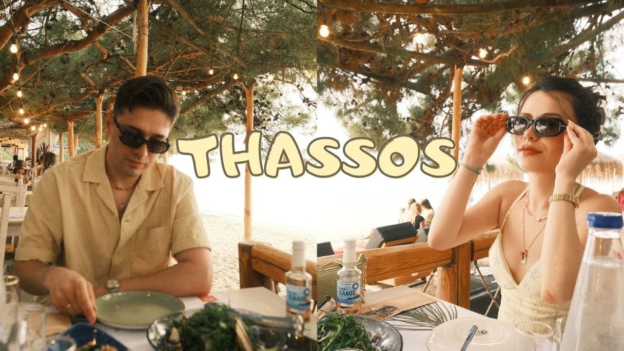 Cennet ada Thassos'ta ilk gün, muhteşem manzaralar☀️- Elektrikli araba ile Yunanistan serisi-VLOG 57